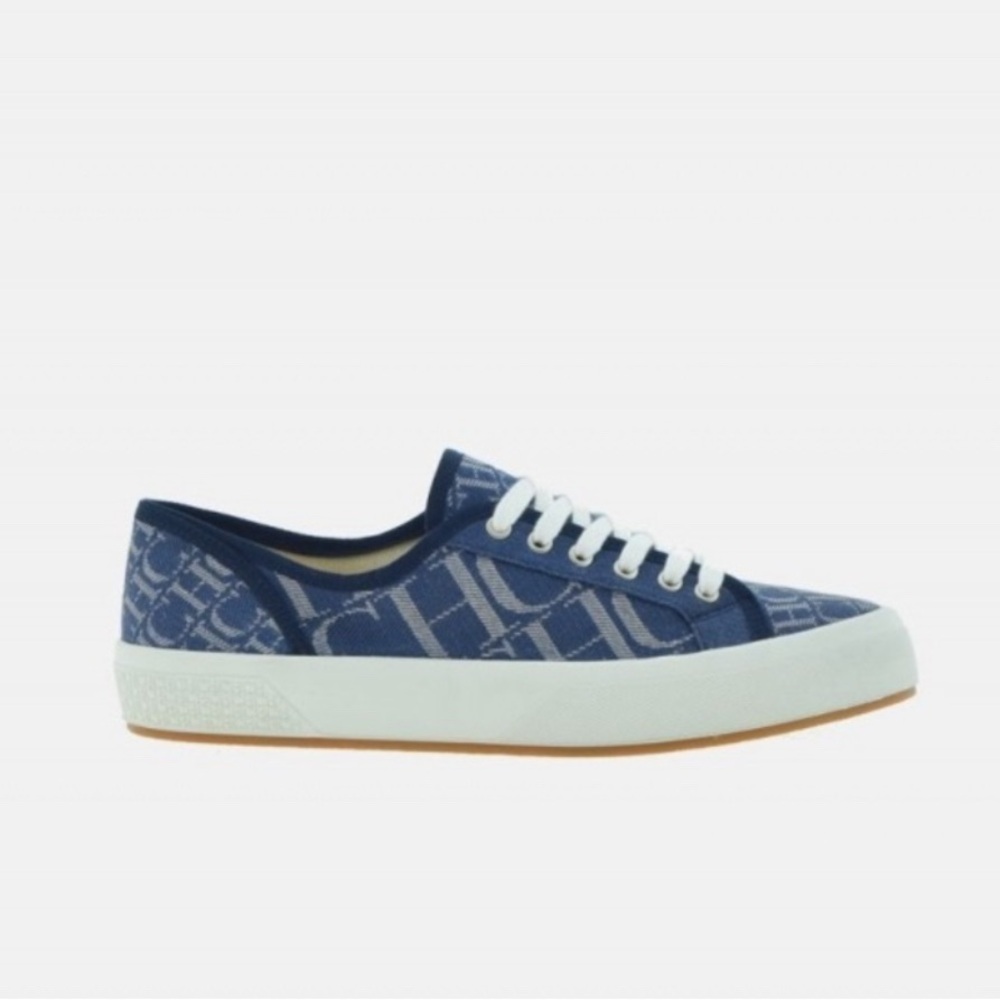 Carolina Herrera denim sneakers- with box & dustbag- NEW